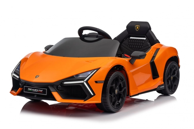 Mașină electrică pentru copii Lamborghini Revuelto portocalie