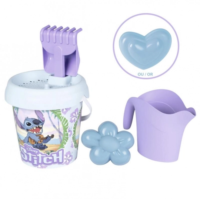 Găleată Stitch cu stropitoare și accesorii