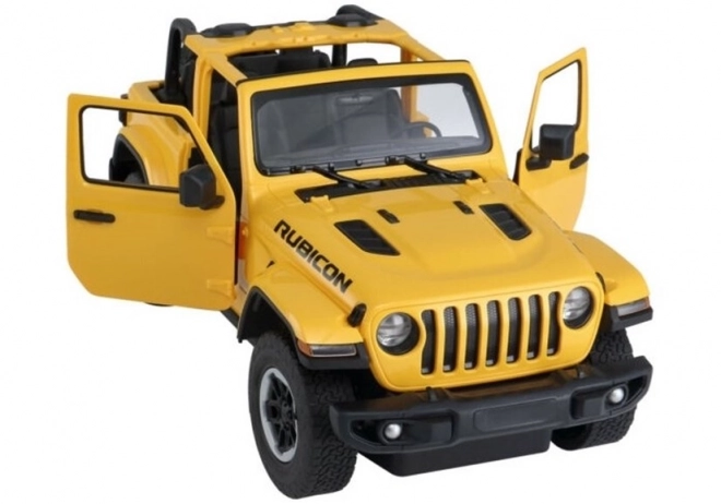 Mașină R/C Jeep Wrangler Rubicon 1:14 Rastar – Galben