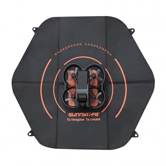 Suprafață de aterizare hexagonală dublă Sunnylife 60 cm pentru drone