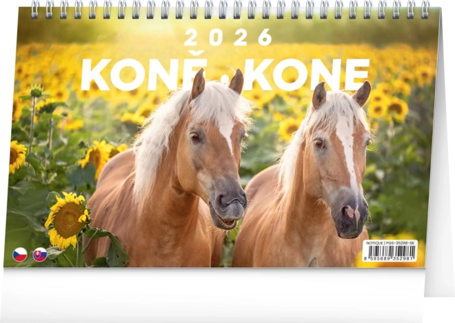 Calendar birou Cai 2026 23,1 x 14,5 cm