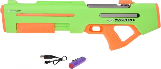 Pistolă de apă electrică cu duză dublă