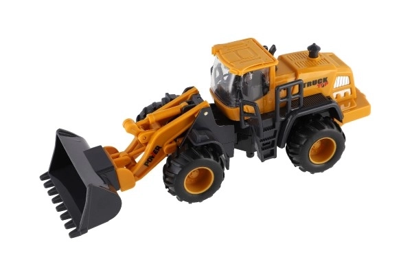 Mașină de construcții cu motor inerțial 20cm, set 8 piese