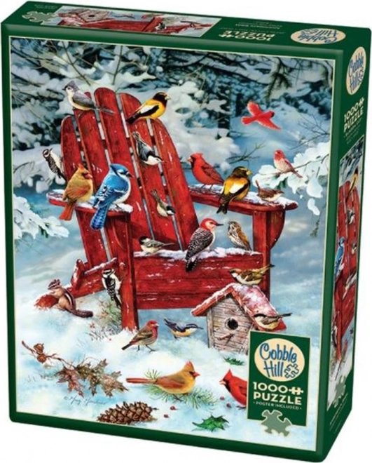 Puzzle cu păsări Adirondack COBBLE HILL 1000 piese