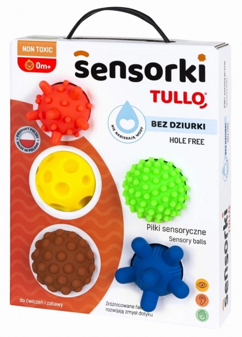 Pachet cu mingi senzoriale pentru copii