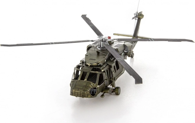 Puzzle 3D helicopter black hawk metal earth