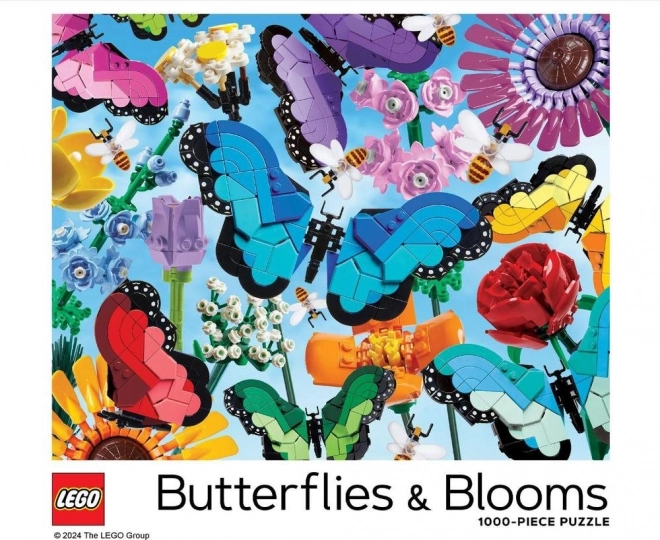 Puzzle LEGO Fluturi și Flori 1000 piese
