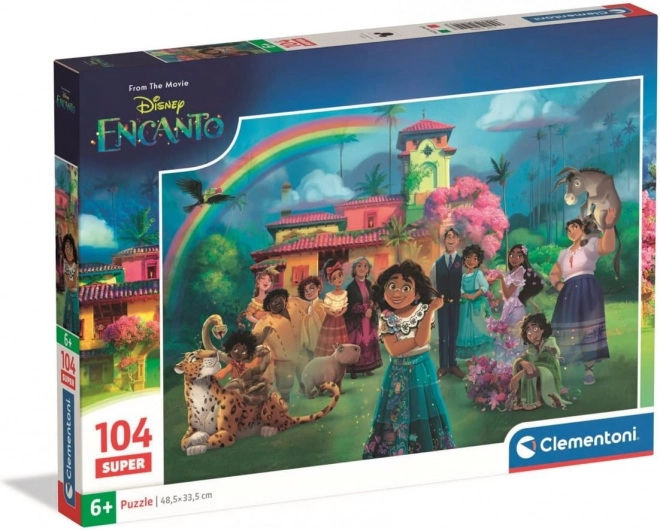 Puzzle Encanto: Familia SUPER 104 piese
