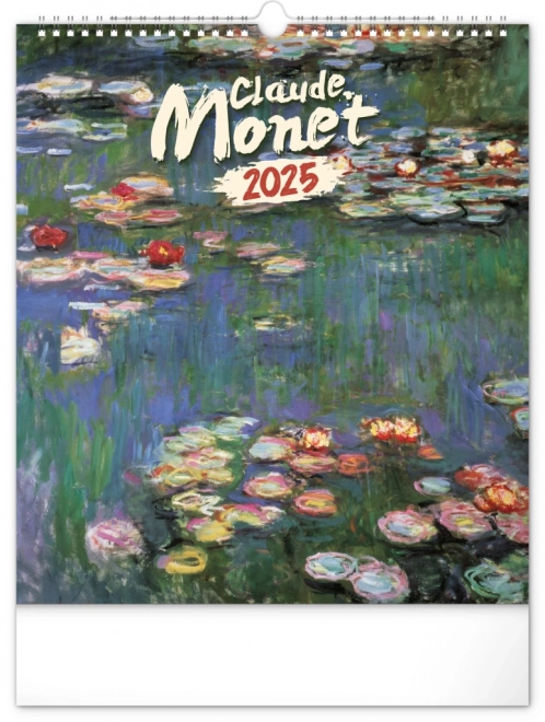 Calendar de perete cu Claude Monet 2025