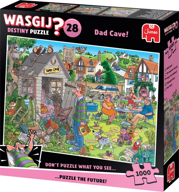 Puzzle Wasgij Destiny: Refugiul lui Tătic 1000 de piese