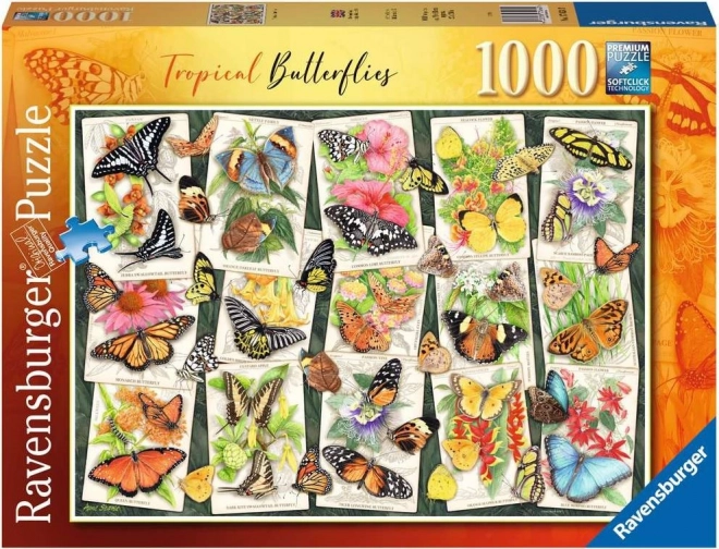 Puzzle fluturi tropicali 1000 piese