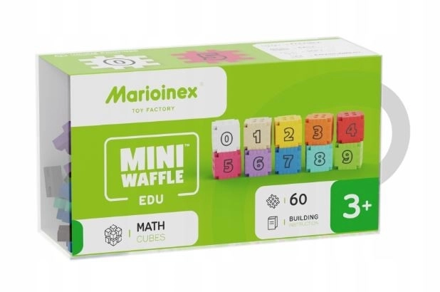 Mini Waffle Edu - Cuburi Matematice 60 bucăți