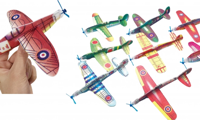 Avioane de aruncat – set de 2 bucăți, 17 × 17 × 3,5 cm
