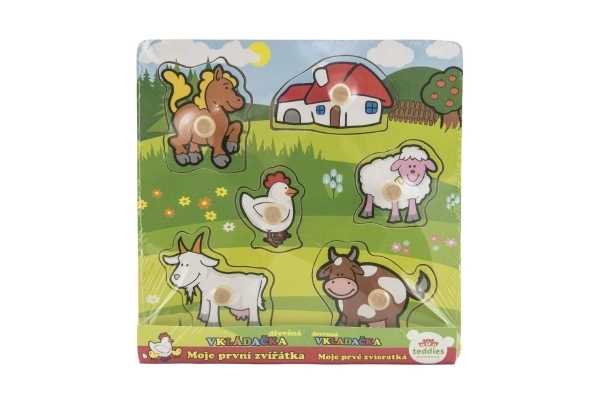 Puzzle educativ Prima mea fermă cu animale