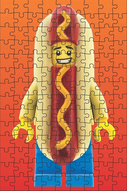 Puzzle Mysterie cu minifigurină LEGO® ediția roșie