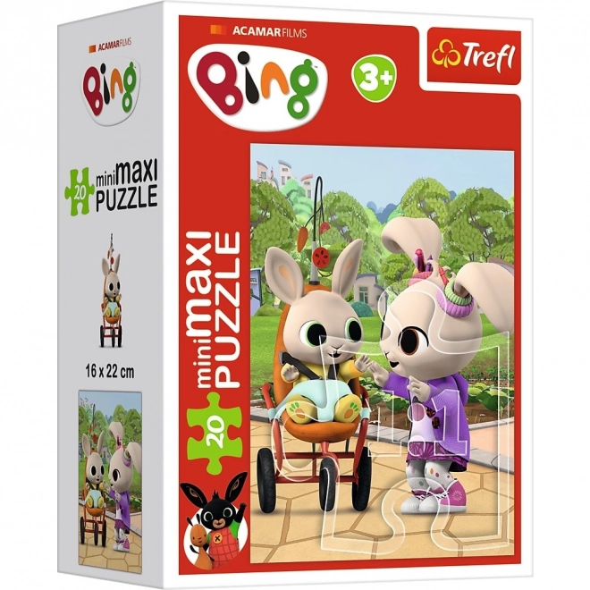 Puzzle miniMaxi 20 piese cu prietenii lui Bing