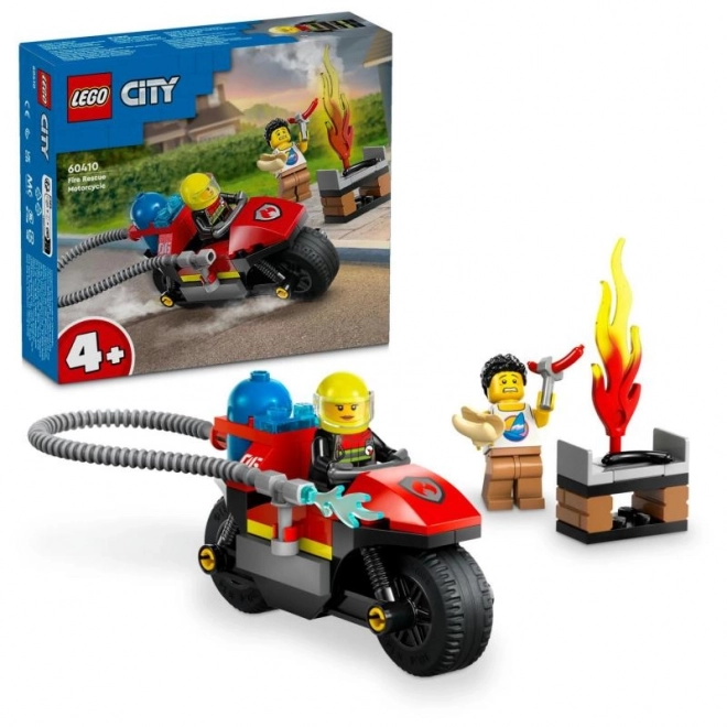 Motocicletă de salvare pompieri LEGO City