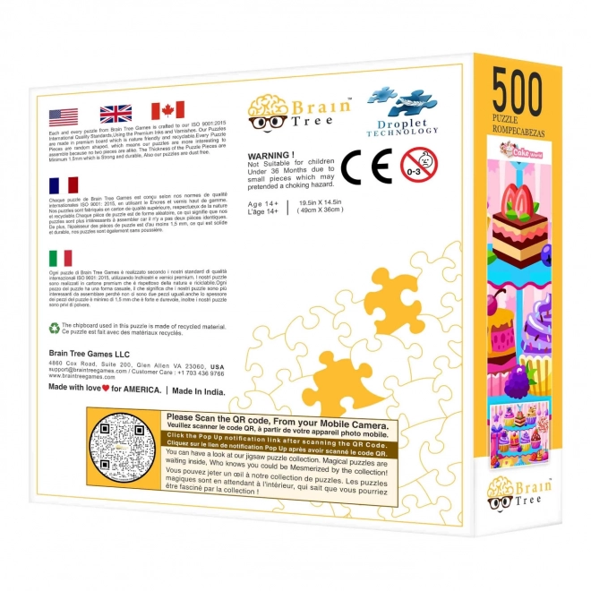 Puzzle Brain Tree v cofetărie 500 de piese