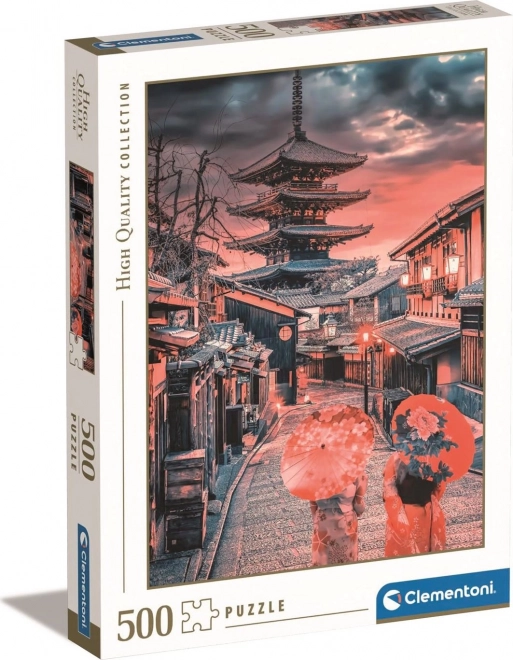 Puzzle Clementoni 500 de piese - Seara în Kyoto