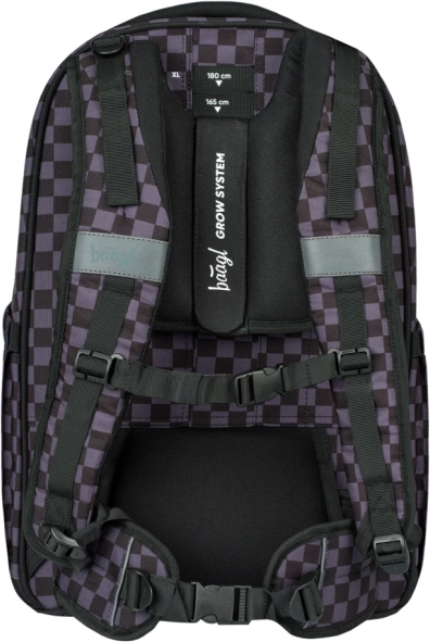 Set de rechizite BAAGL Skate Max gri: rucsac, penar și săculeț