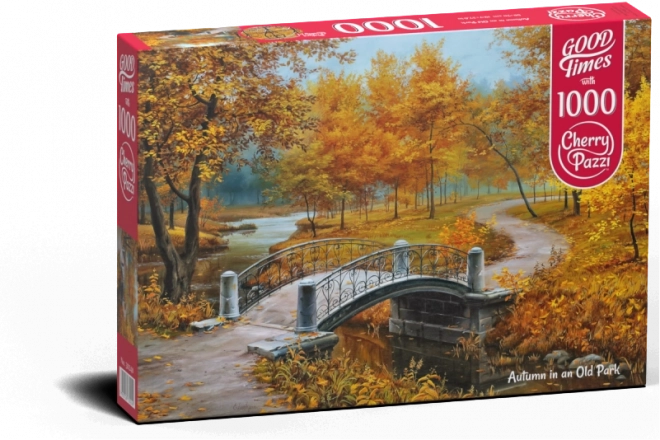 Puzzle toamnă în parcul vechi 1000 de piese