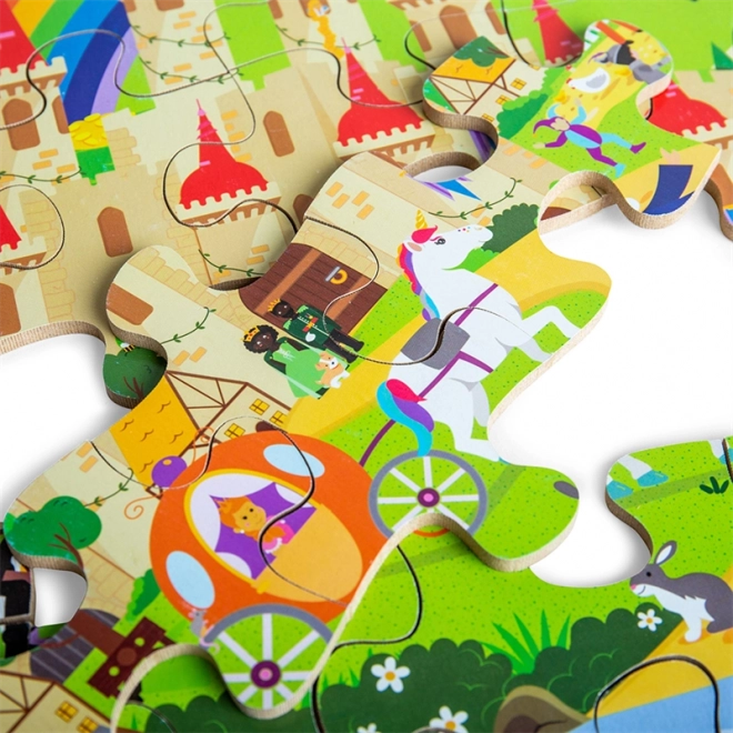 Puzzle fantezie copii Bigjigs Toys