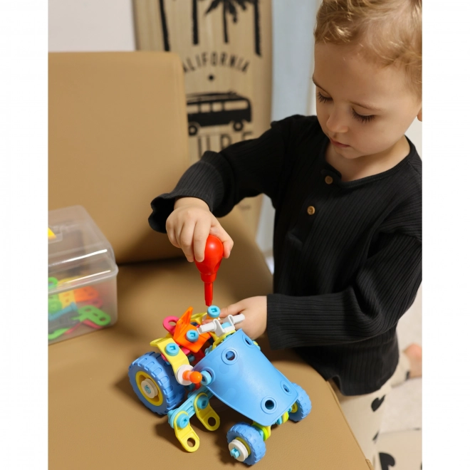 Set de construcție vehicule pentru copii 6în1