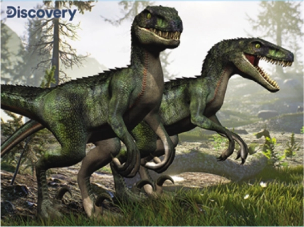 Puzzle 3D descoperire Velociraptorii