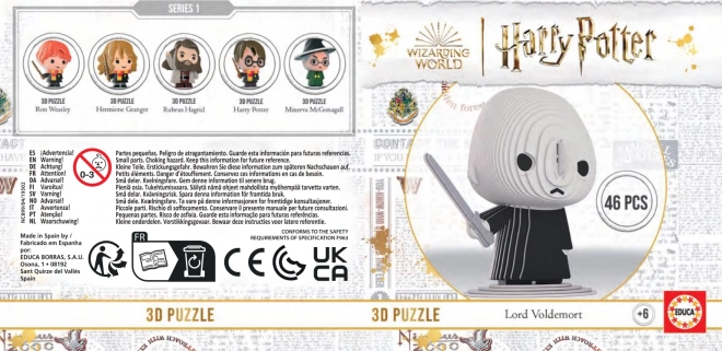 Puzzle 3D Harry Potter: Voldemort
