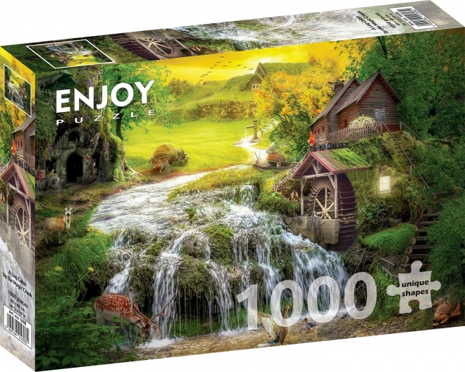 Puzzle magic lângă râu 1000 piese