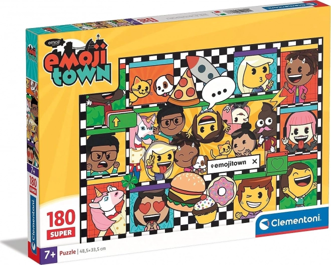 Puzzle Emojii Town Clementoni 180 piese