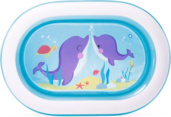 Piscină gonflabilă ovală pentru copii de grădină