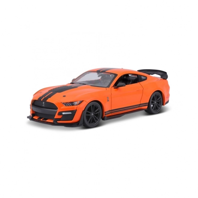 Model Mustang Shelby GT500 2020 portocaliu la scară 1:24