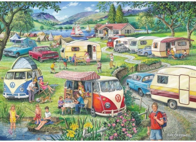 Puzzle Vacanță Fericită 1000 piese
