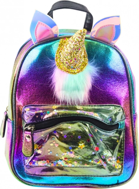 Rucsac pentru copii Curcubeu cu corn de unicorn