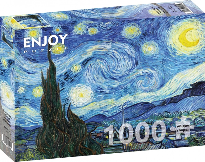 Puzzle Vincent Van Gogh: Noapte înstelată 1000 piese