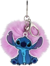 Breloc pentru chei Stitch cu pompon