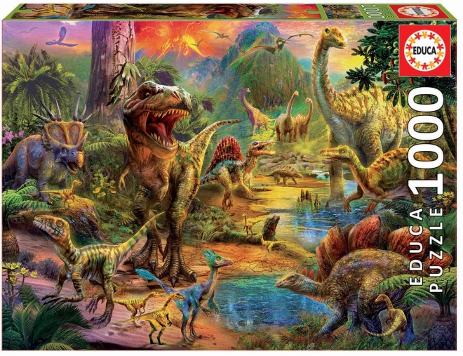 Puzzle Territoriul Dinozaurilor 1000 piese