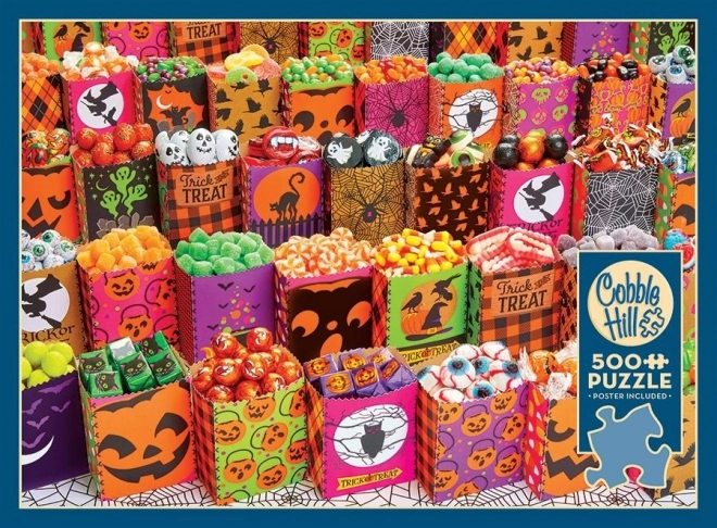 Puzzle Halloween Dulciuri 500 Piese