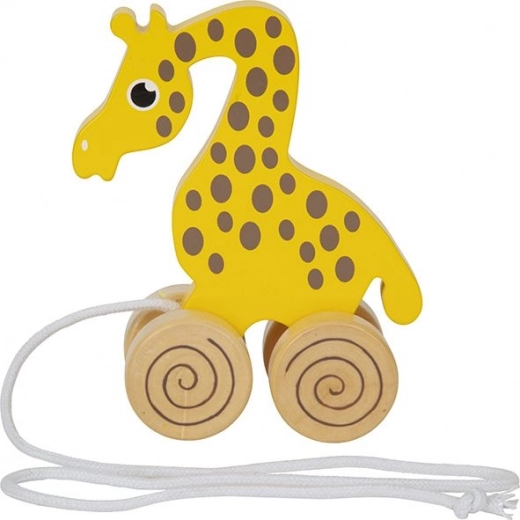 girafă de lemn de tras Nature Planet