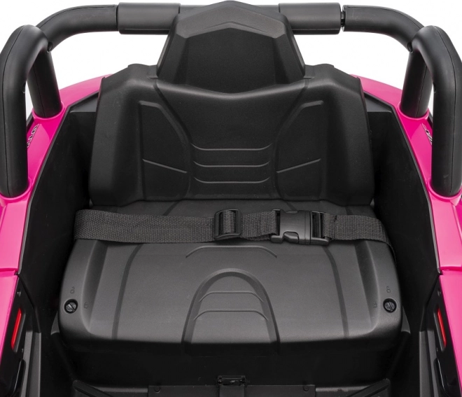Automobil electric pentru copii Buggy Madman UTV-MX roz