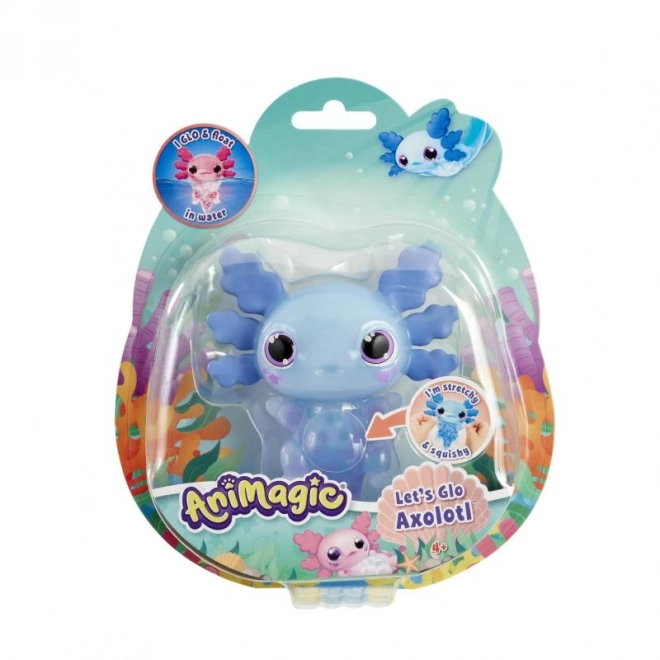 Zabawka interactivă Animagic Axolotl albastru