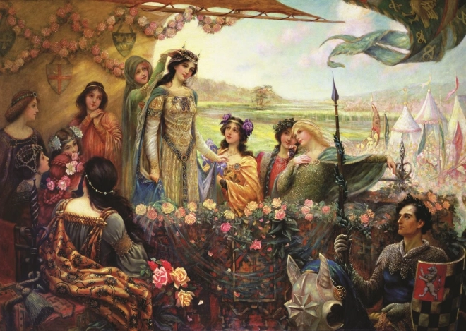 Puzzle Lancelot și Guinevere 3000 piese Anatolian