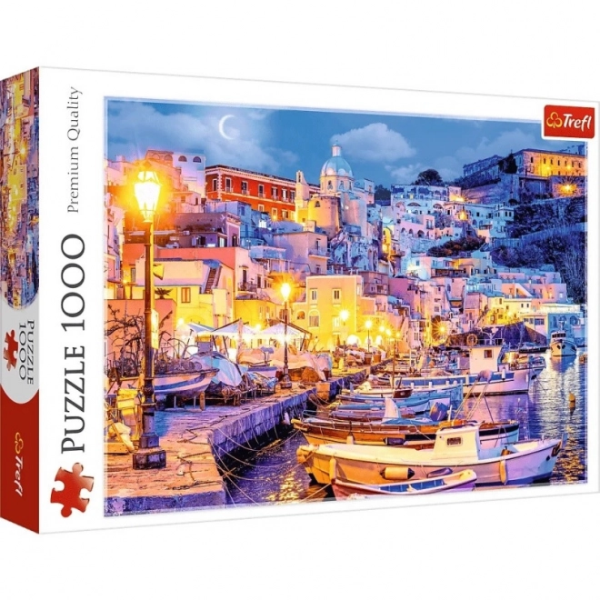 Puzzle 1000 piese Insula Procida noaptea Italia