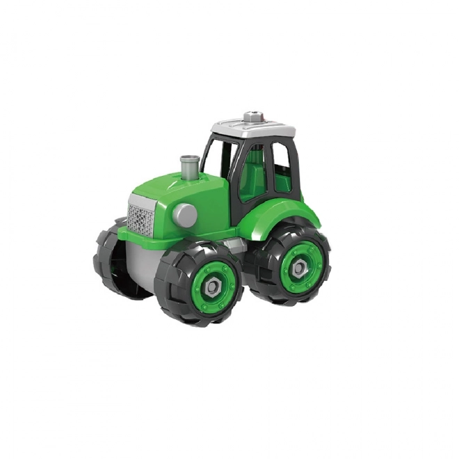 Tractor de asamblat cu lemn