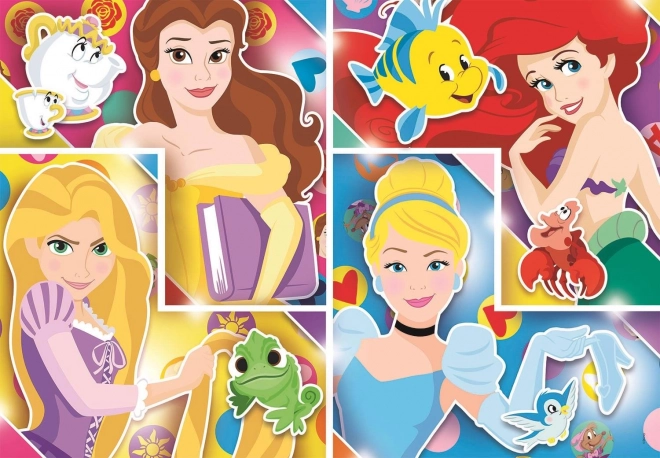 Puzzle Clementoni Disney Pricese și Prieteni 104 Piese