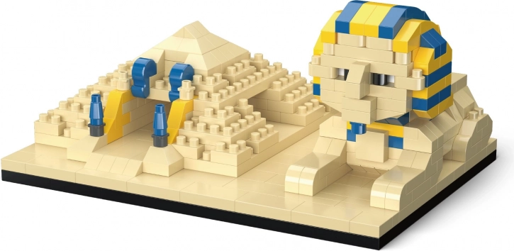 set de construcție piramidă cu sfinx, 410 piese