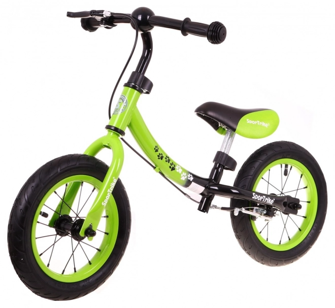 Bicicletă fără pedale Boomerang SporTrike verde