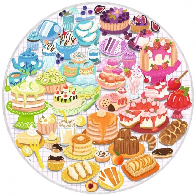 Puzzle rotund Culorile deserturilor 500 piese