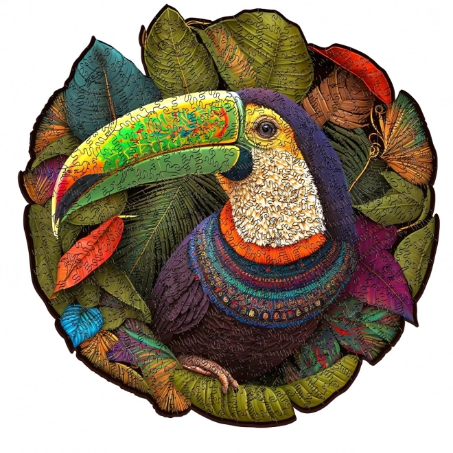 Puzzle din lemn tucan 500 piese